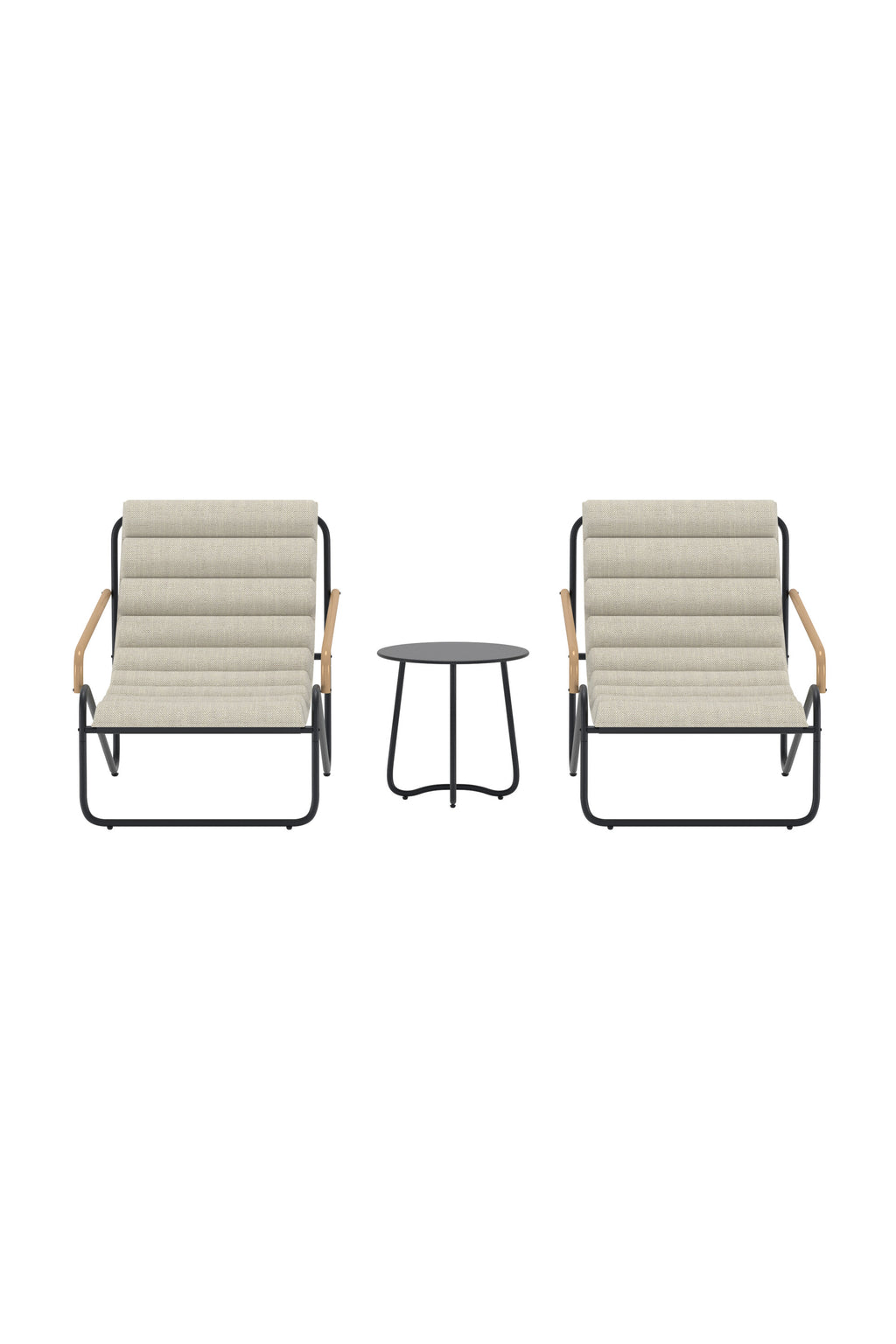 Ithaka loungegrupp antracitgrå/beige