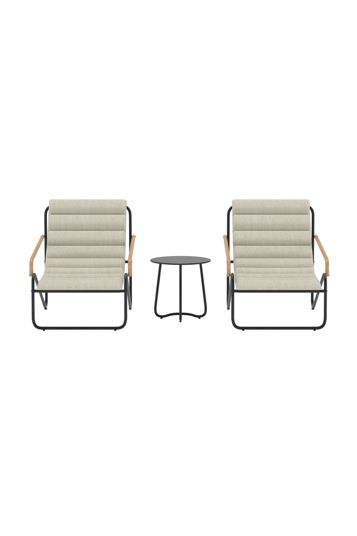 Ithaka loungegrupp antracitgrå/beige