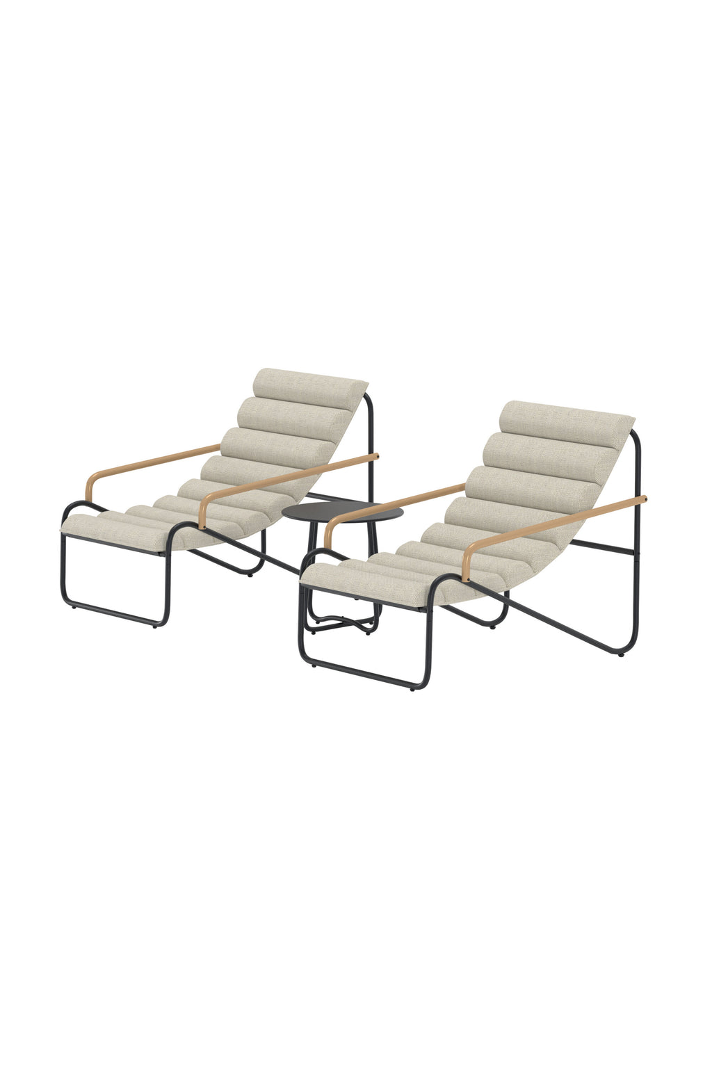 Ithaka loungegrupp antracitgrå/beige
