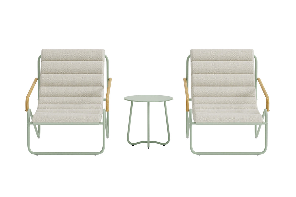 Ithaka loungegrupp salviagrön/beige