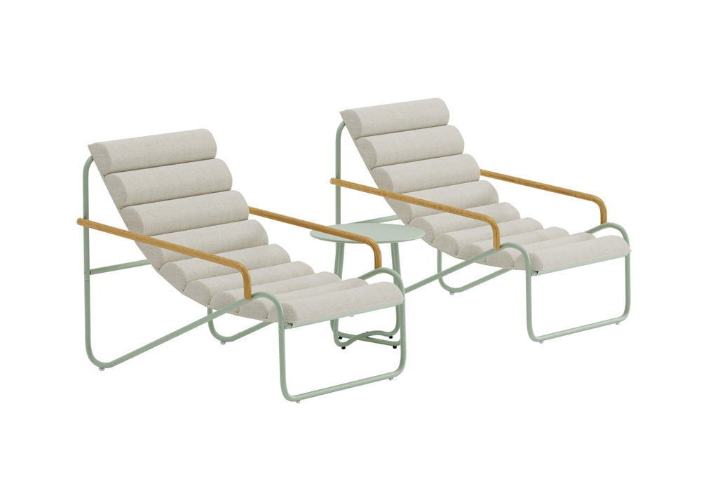 Ithaka loungegrupp salviagrön/beige