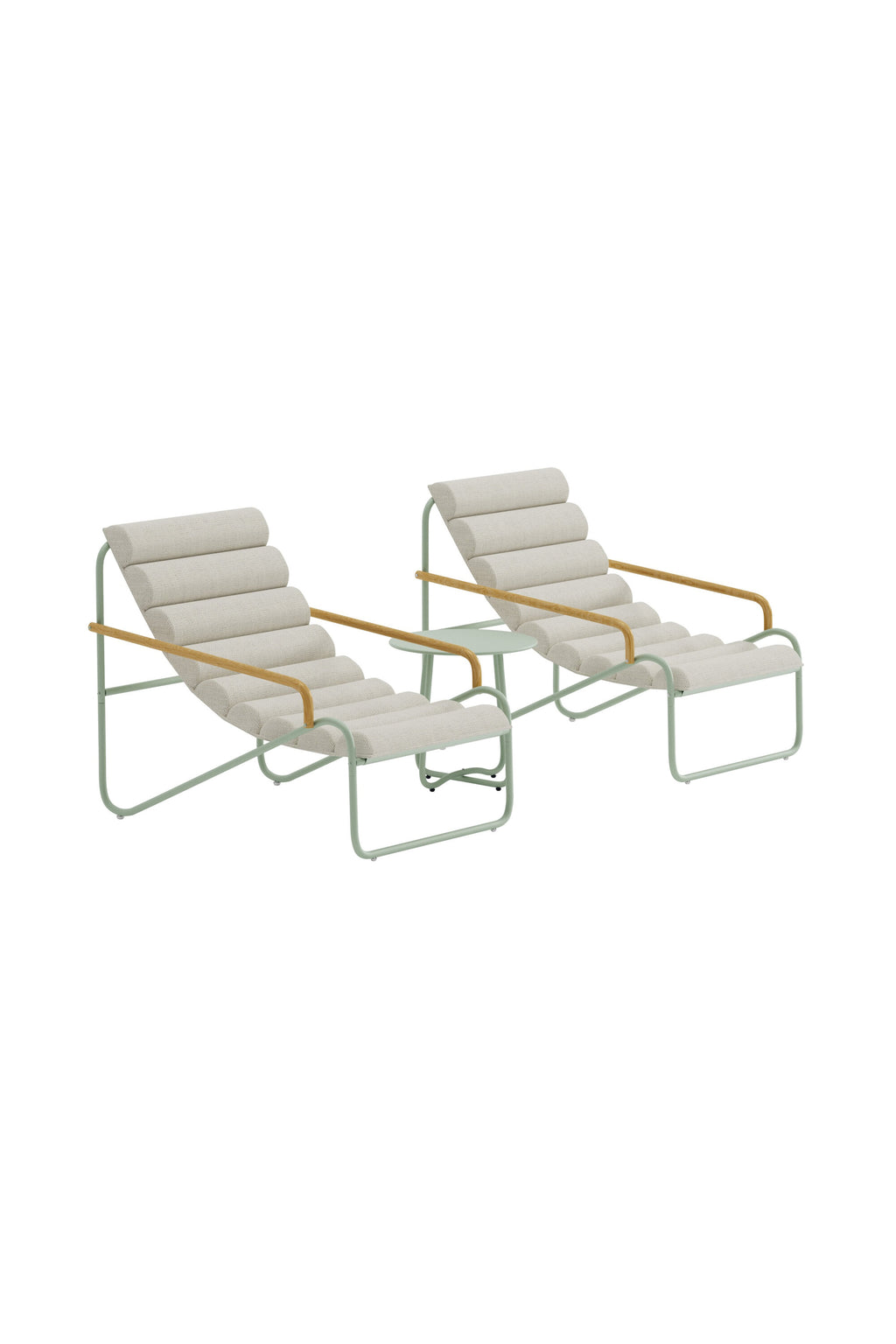 Ithaka loungegrupp salviagrön/beige