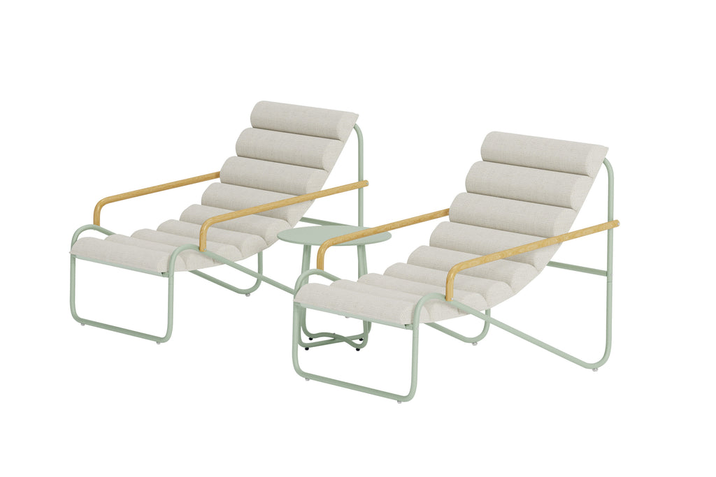 Ithaka loungegrupp salviagrön/beige