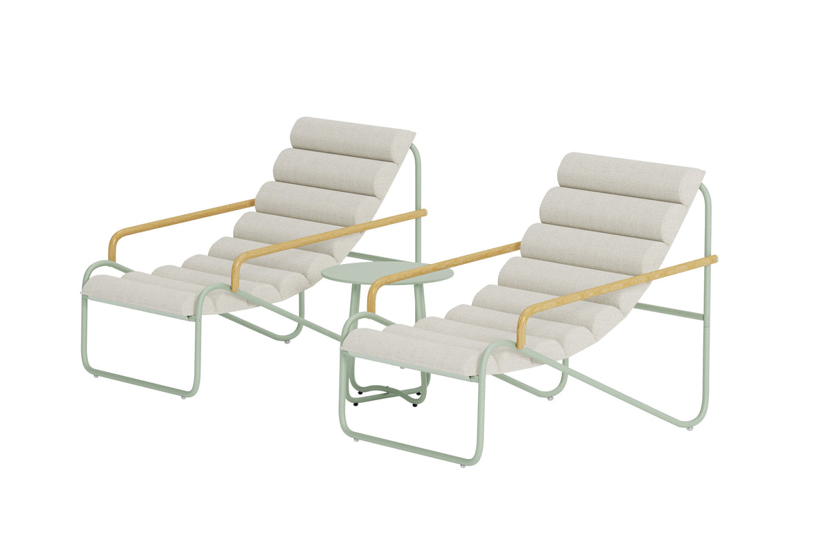 Ithaka loungegrupp salviagrön/beige