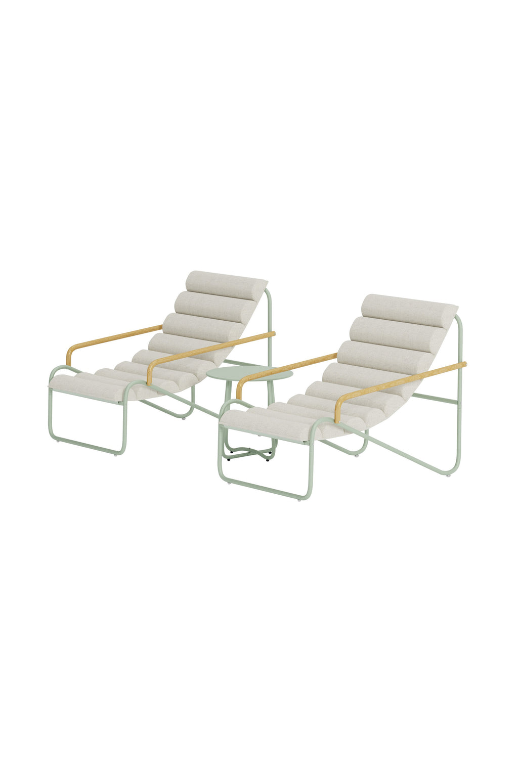 Ithaka loungegrupp salviagrön/beige