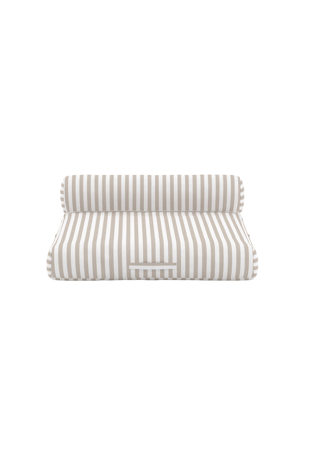 Redang uppblåsbar solsäng 188x135x22 + Ø29 cm vit- och beigerandig