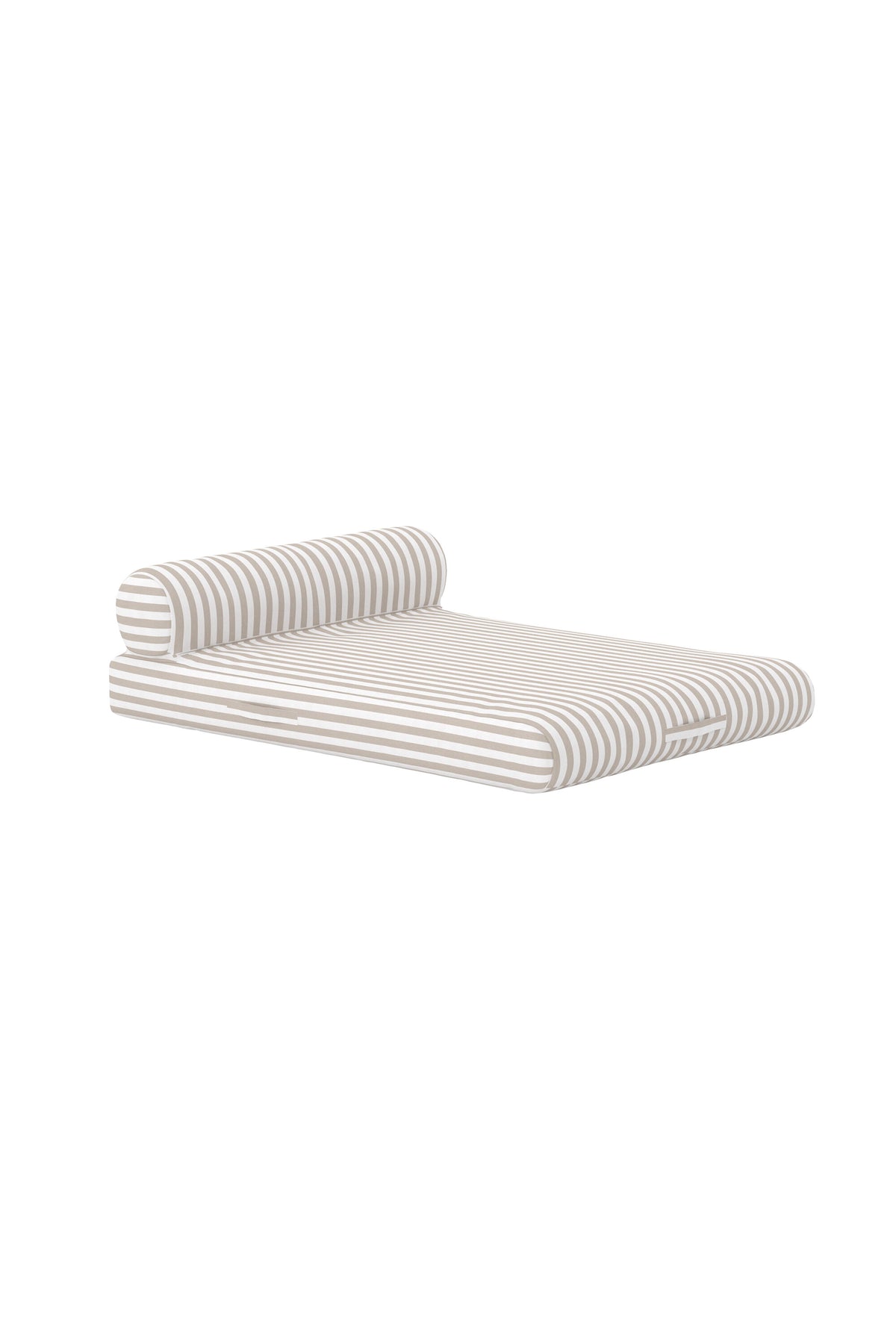 Redang uppblåsbar solsäng 188x135x22 + Ø29 cm vit- och beigerandig