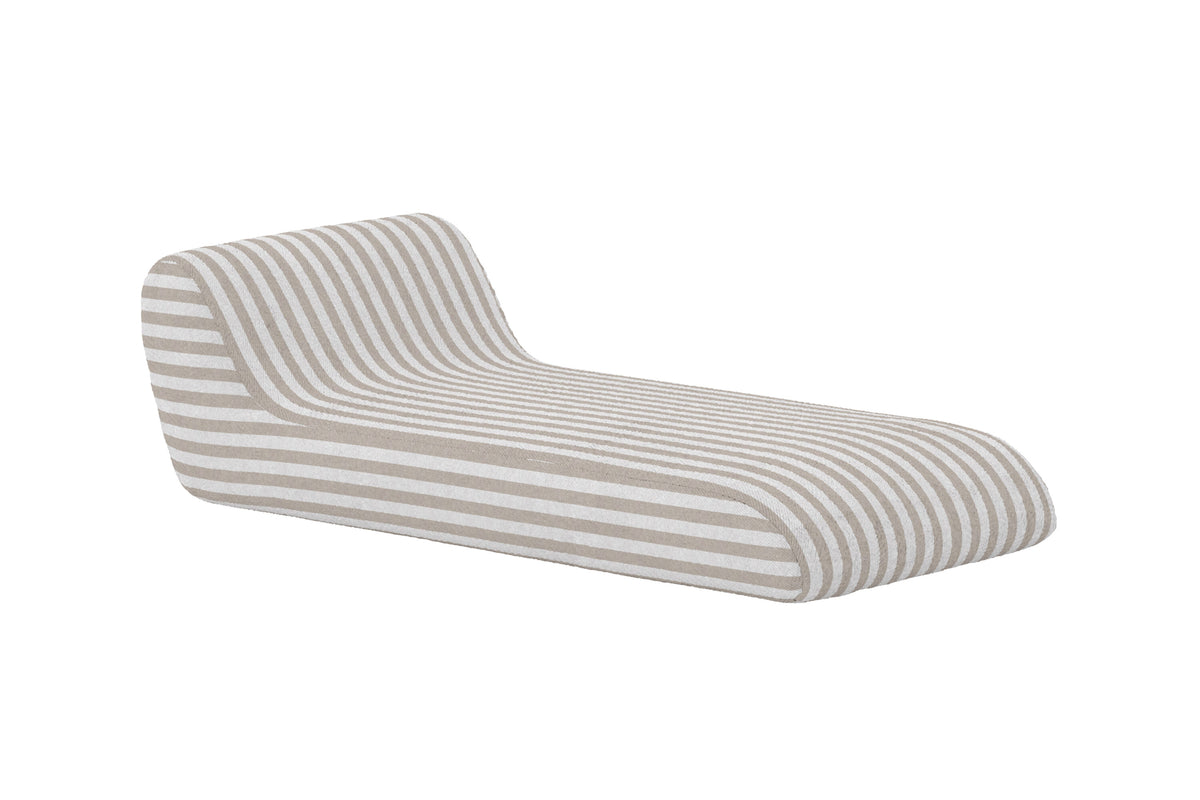 Redang uppblåsbar solsäng 168,5x85x51x22 cm vit- och beigerandig