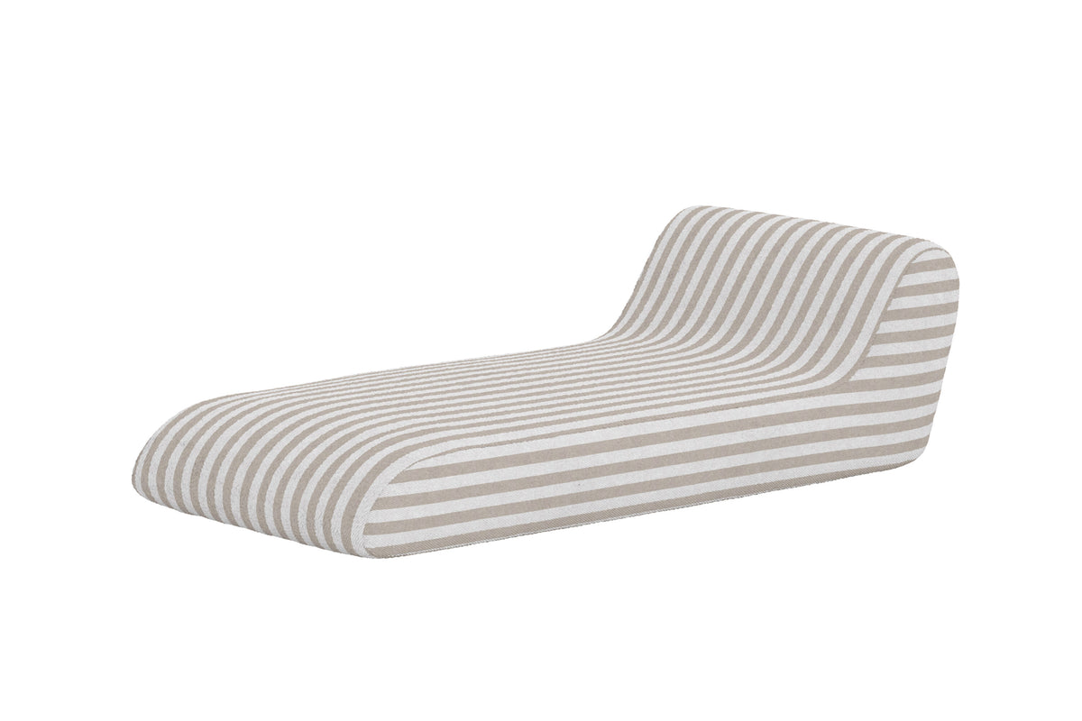 Redang uppblåsbar solsäng 168,5x85x51x22 cm vit- och beigerandig