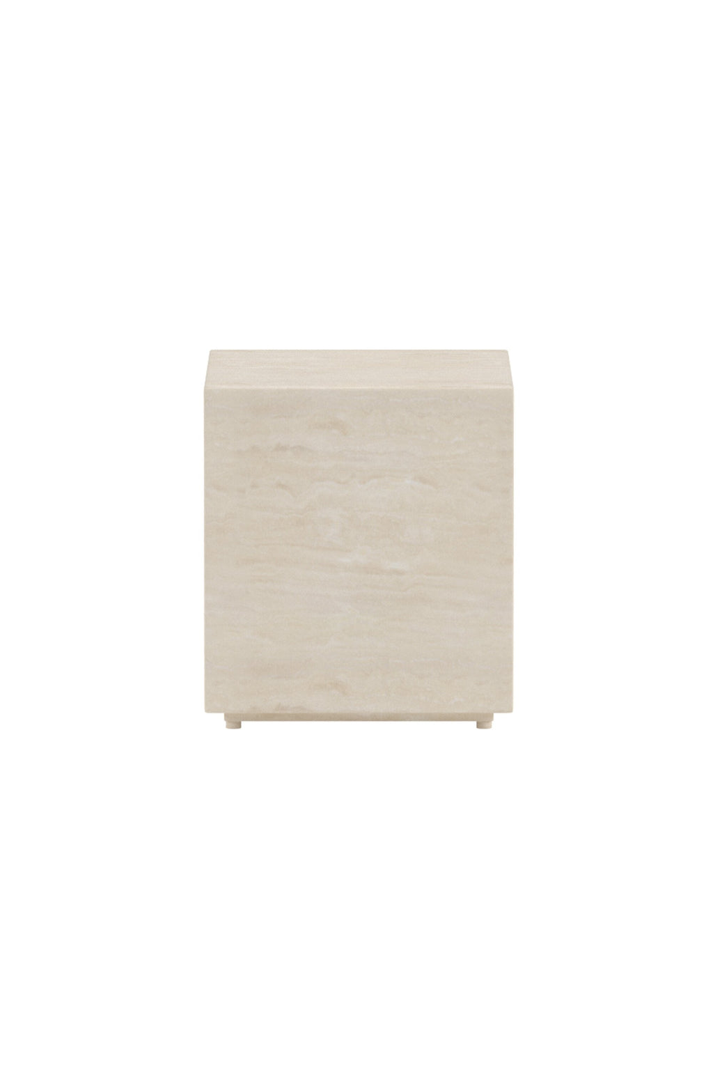 Lissabon sidobord 40x40x45 cm beige