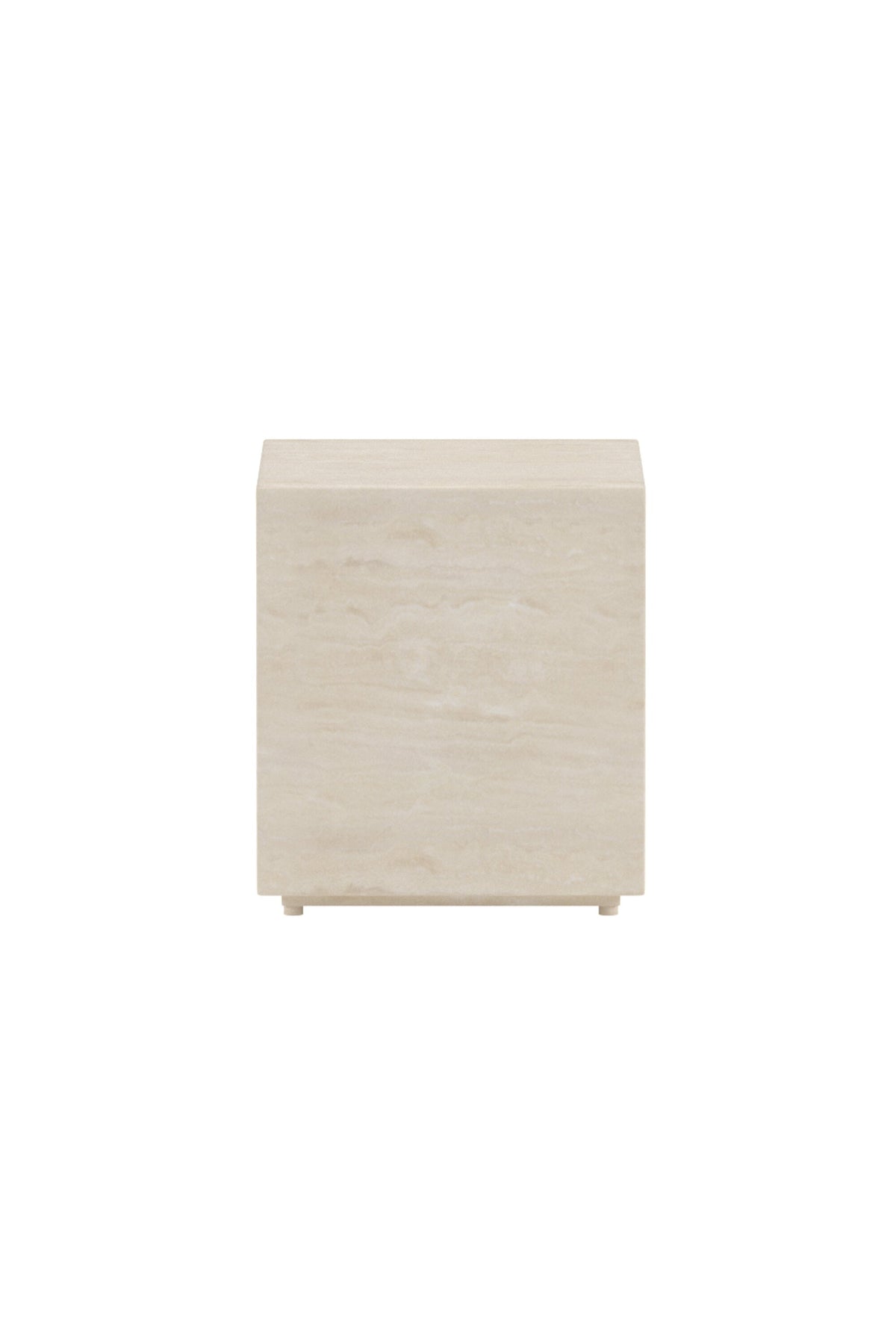 Lissabon sidobord 40x40x45 cm beige