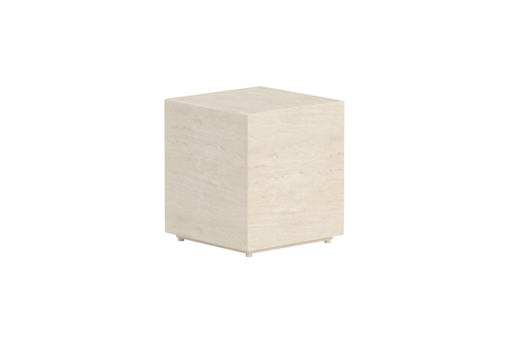 Lissabon sidobord 40x40x45 cm beige