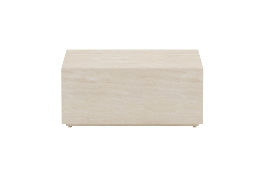 Lissabon sidobord 80x80x35 cm beige