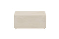 Lissabon sidobord 80x80x35 cm beige