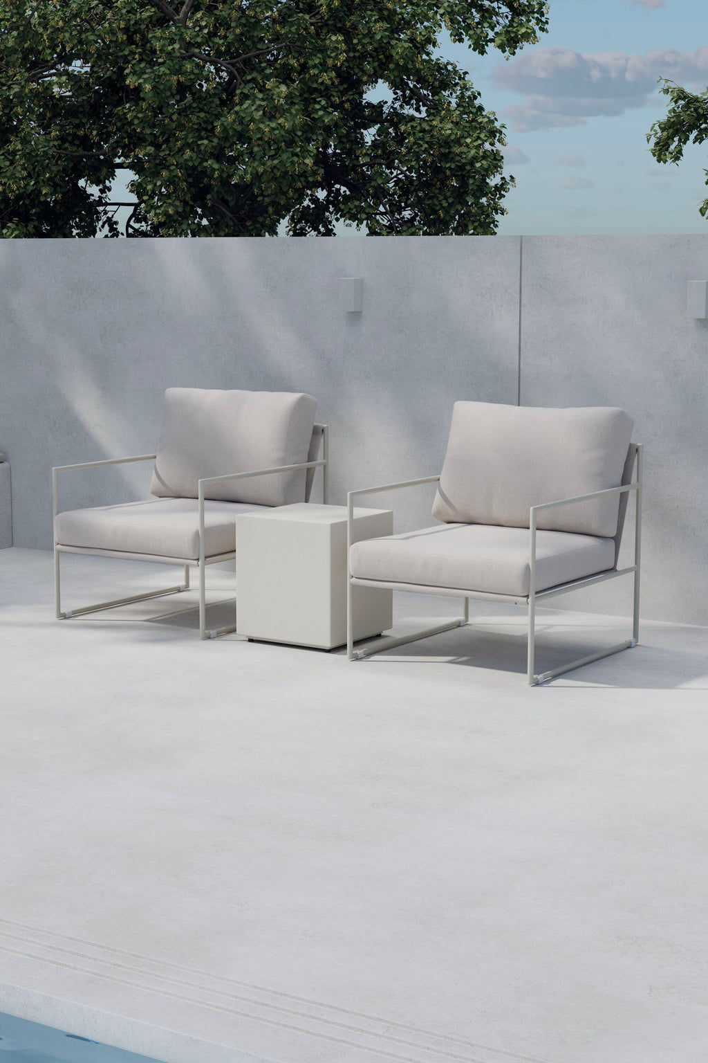 Lissabon soffgrupp 3 delar beige
