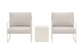 Lissabon soffgrupp 3 delar beige
