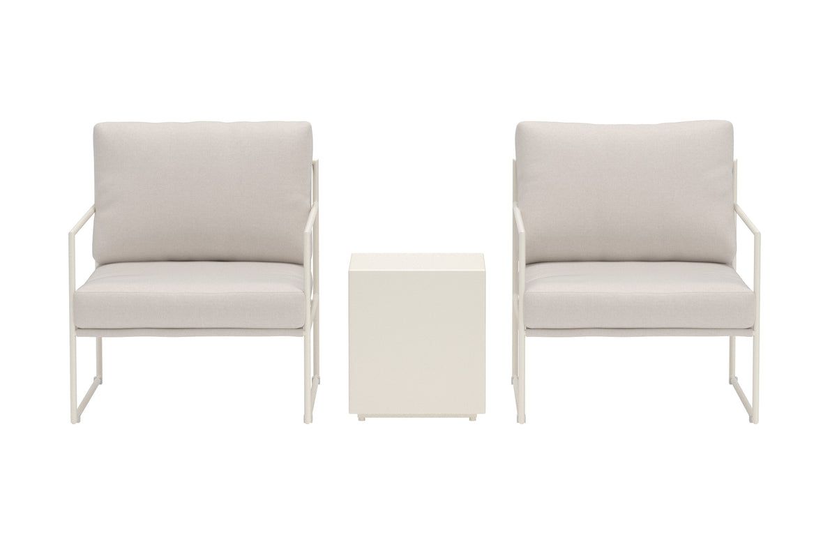 Lissabon soffgrupp 3 delar beige