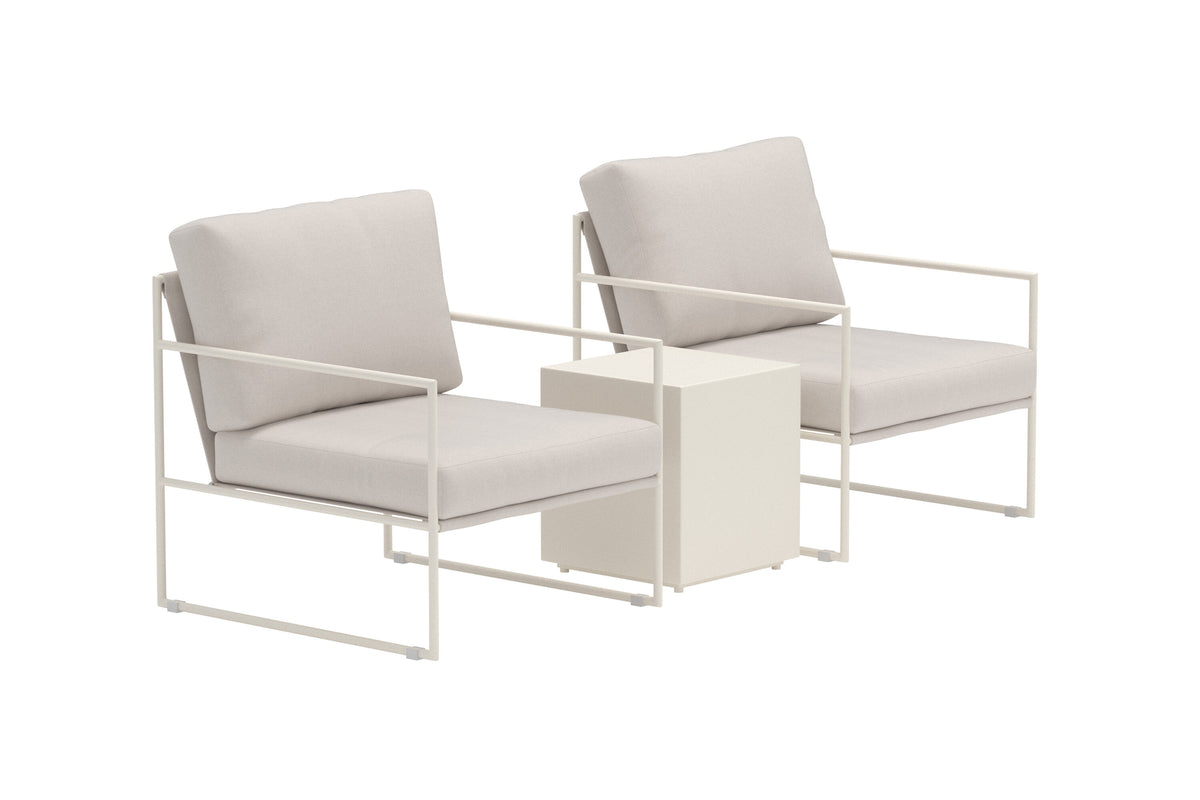 Lissabon soffgrupp 3 delar beige