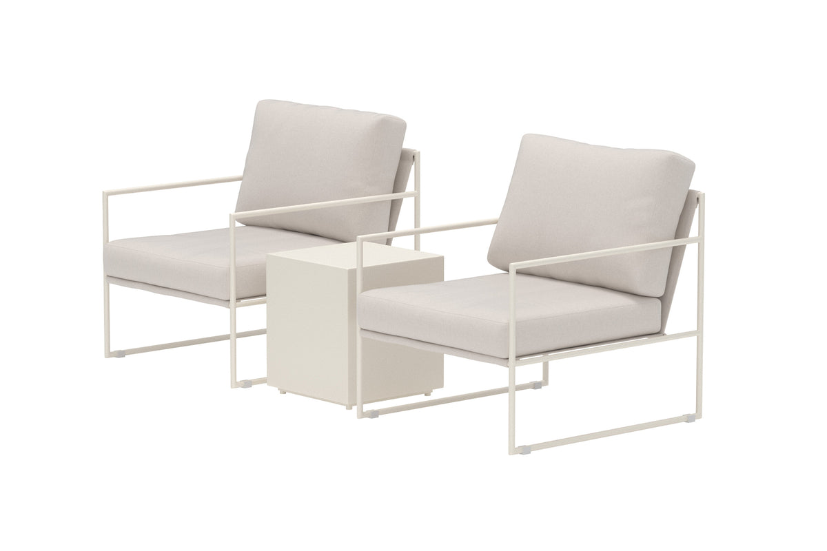 Lissabon soffgrupp 3 delar beige