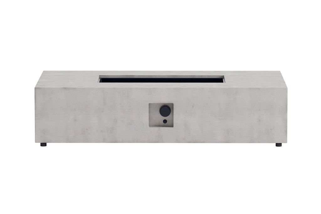 Kea rektangulär eldstad 137x69x31 cm grå