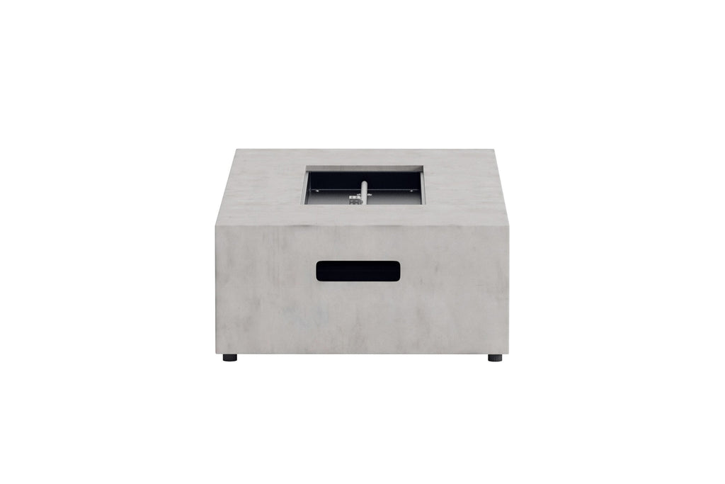 Kea rektangulär eldstad 137x69x31 cm grå