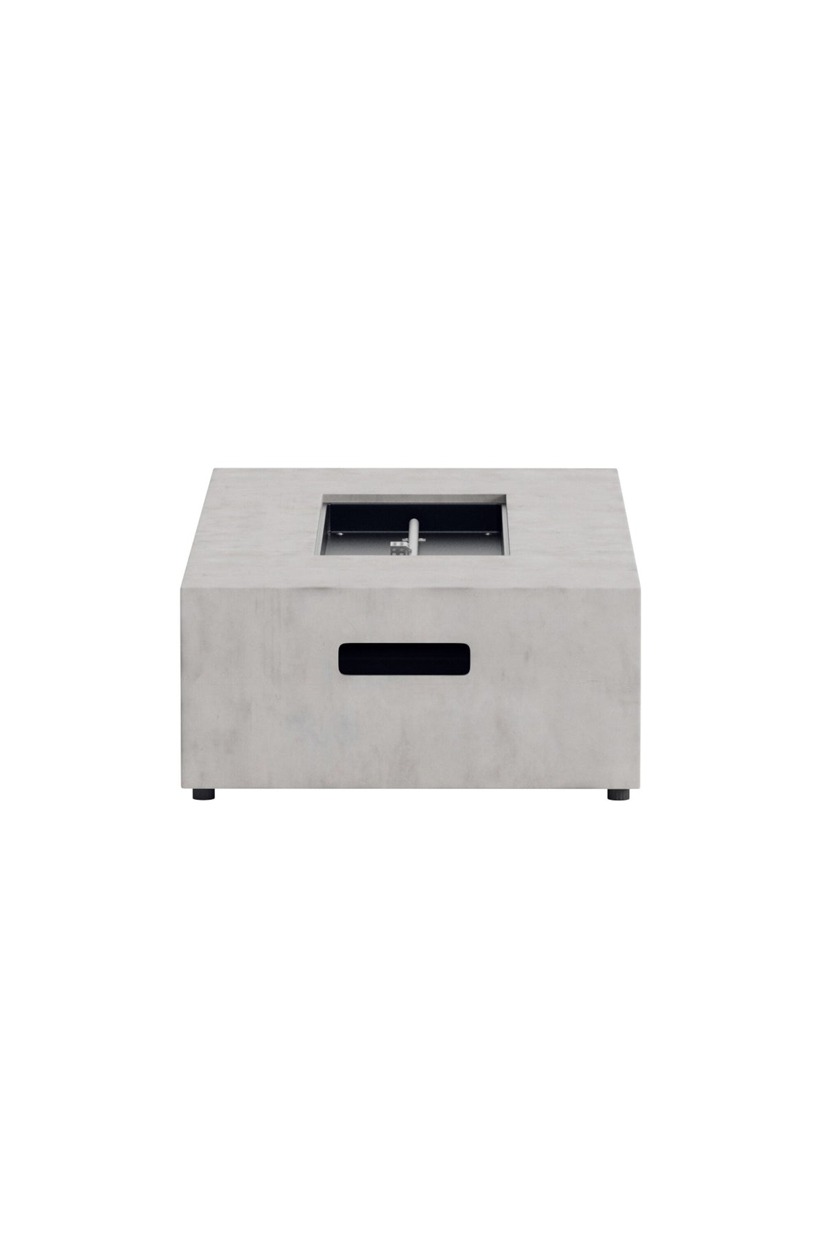 Kea rektangulär eldstad 137x69x31 cm grå