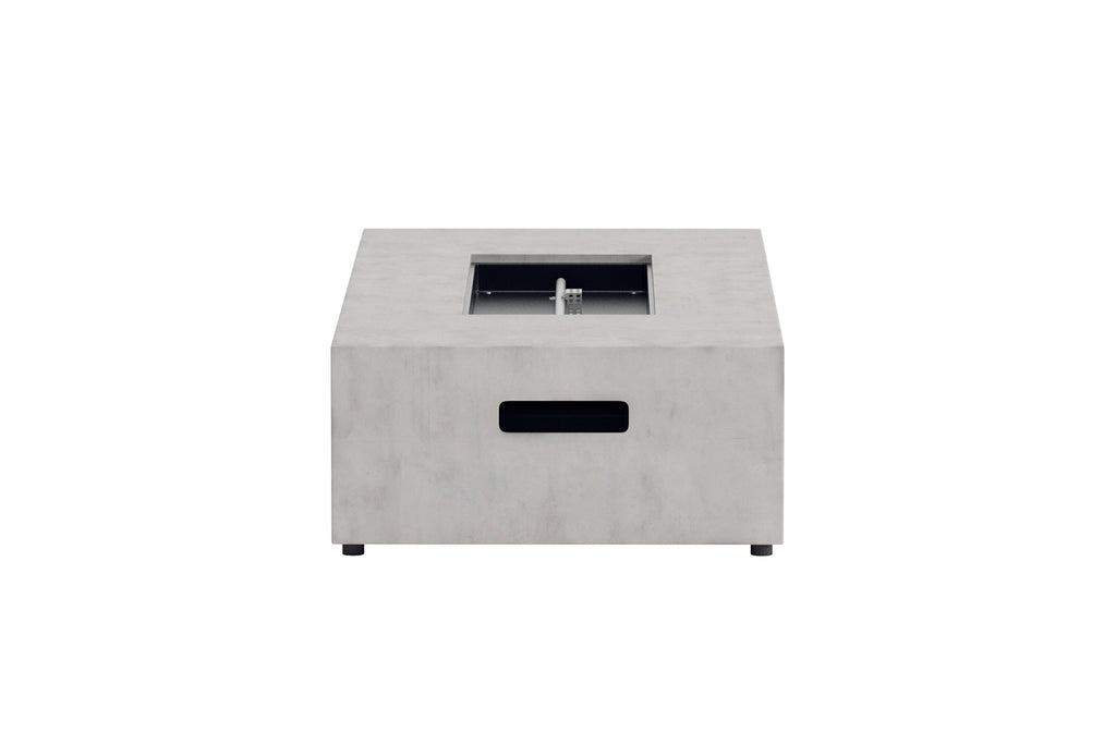 Kea rektangulär eldstad 137x69x31 cm grå