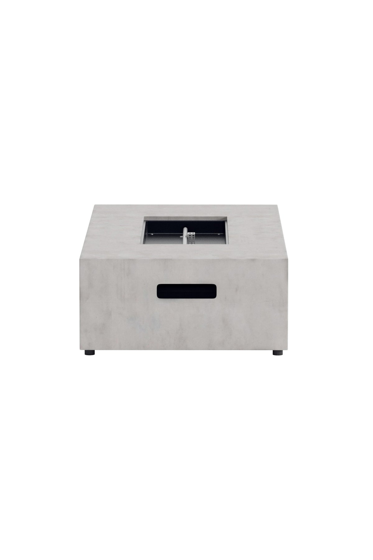 Kea rektangulär eldstad 137x69x31 cm grå
