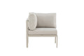 Copacabana hörnmodul beige med beige dynor