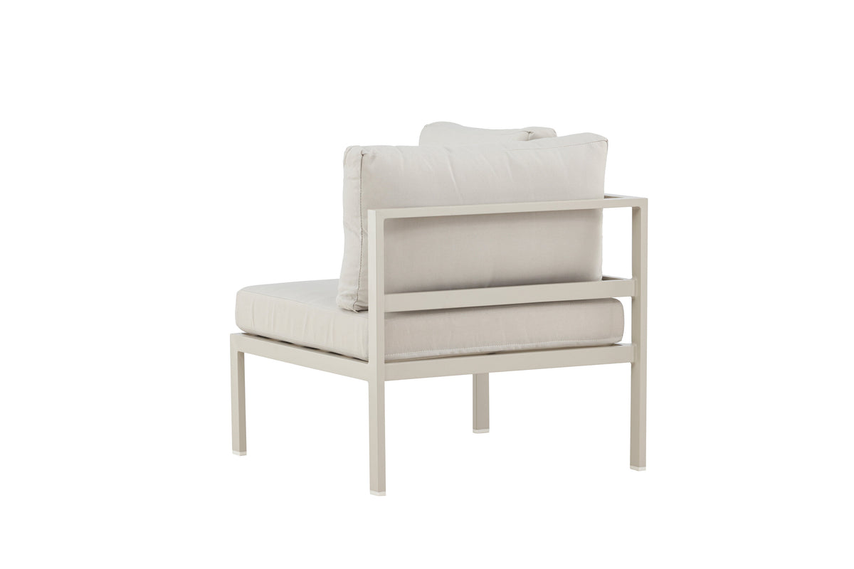 Copacabana hörnmodul beige med beige dynor