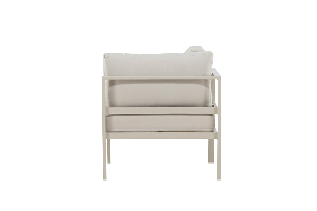 Copacabana hörnmodul beige med beige dynor