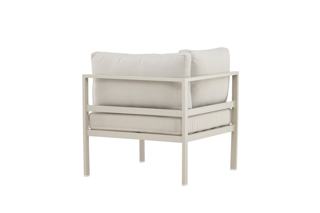 Copacabana hörnmodul beige med beige dynor
