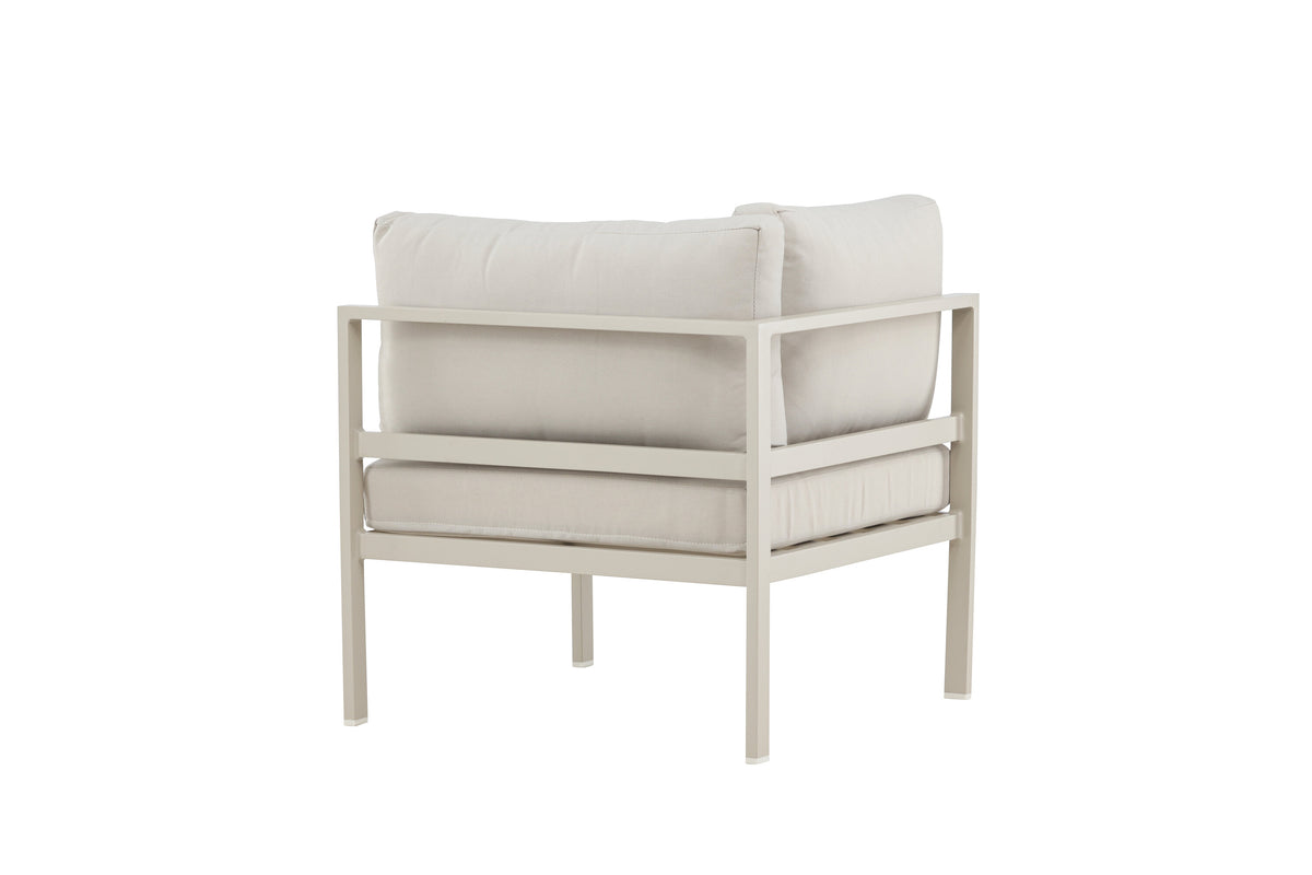 Copacabana hörnmodul beige med beige dynor