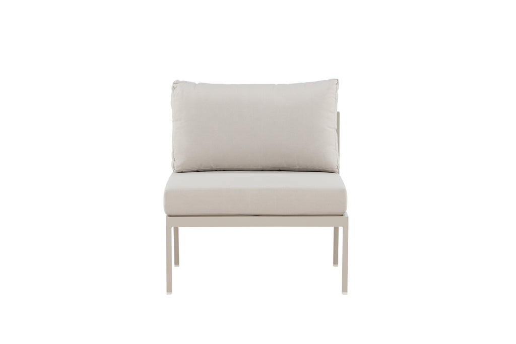 Copacabana mittmodul beige med beige dynor