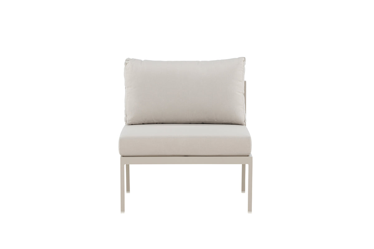 Copacabana mittmodul beige med beige dynor