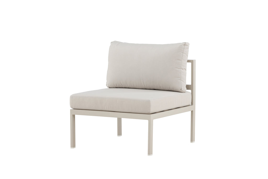 Copacabana mittmodul beige med beige dynor