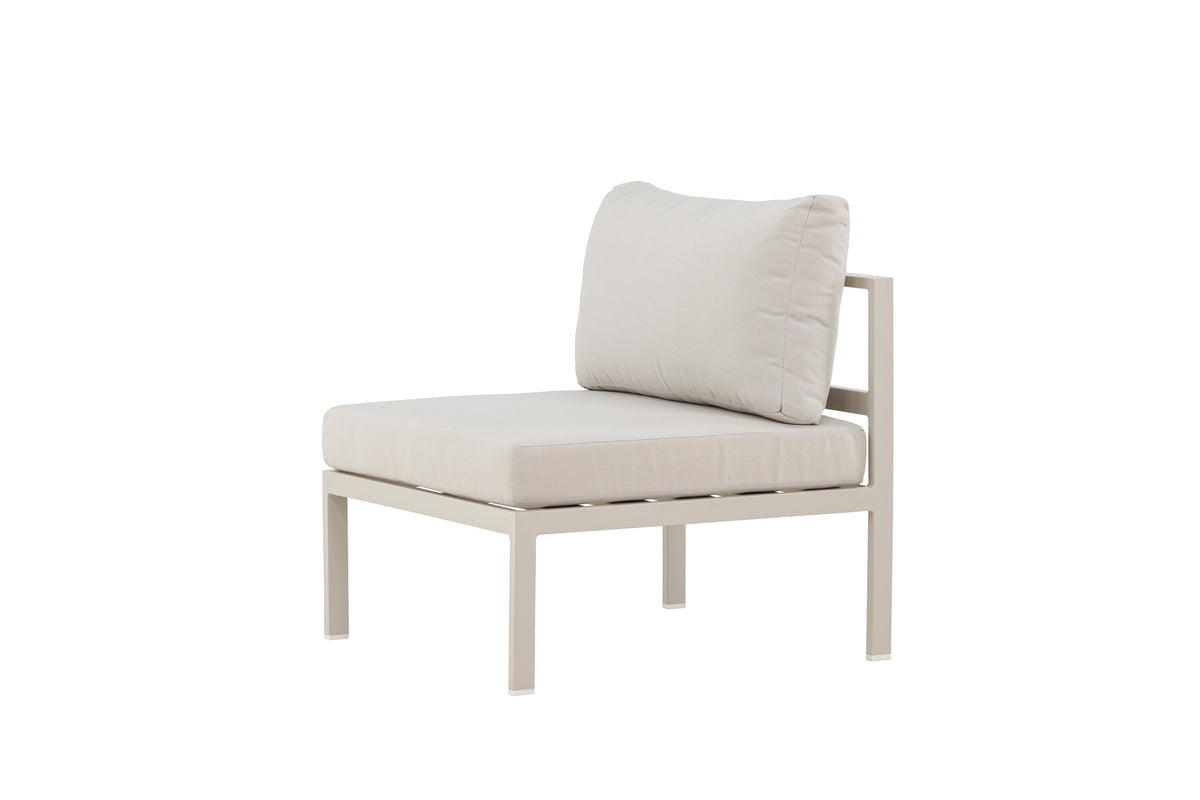 Copacabana mittmodul beige med beige dynor