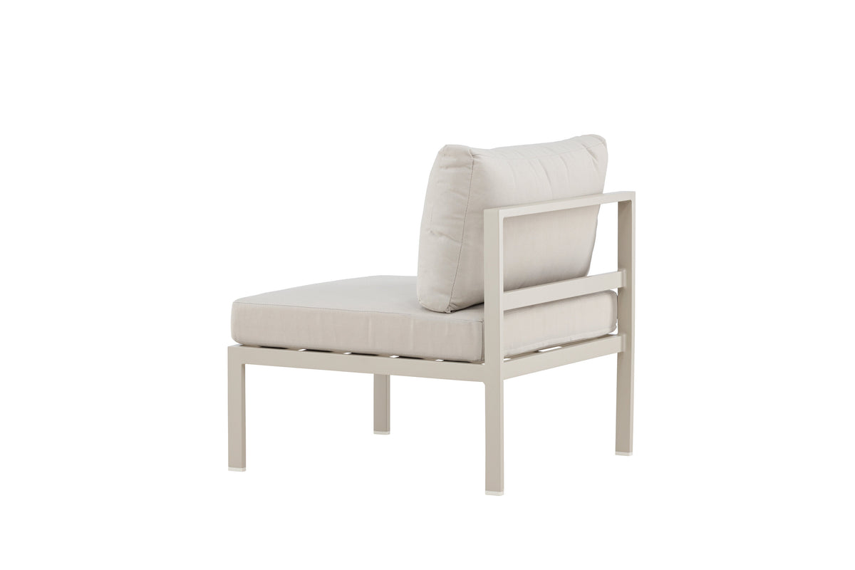 Copacabana mittmodul beige med beige dynor