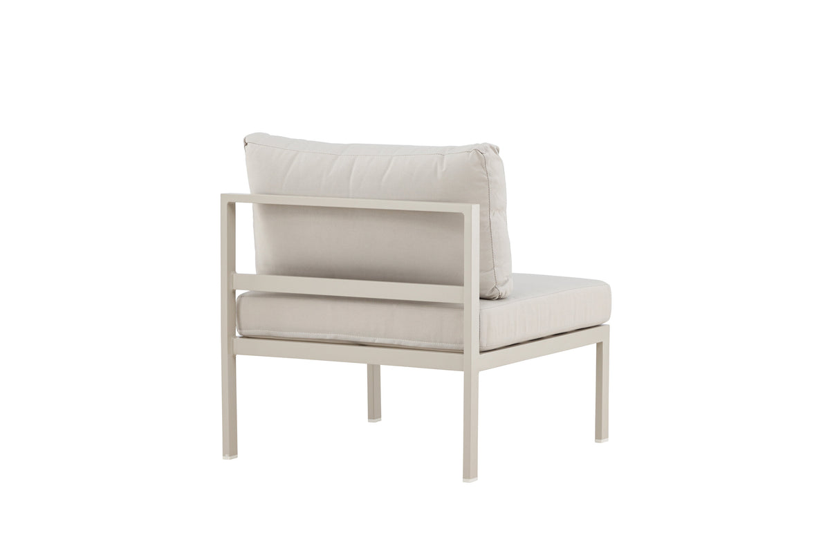 Copacabana mittmodul beige med beige dynor