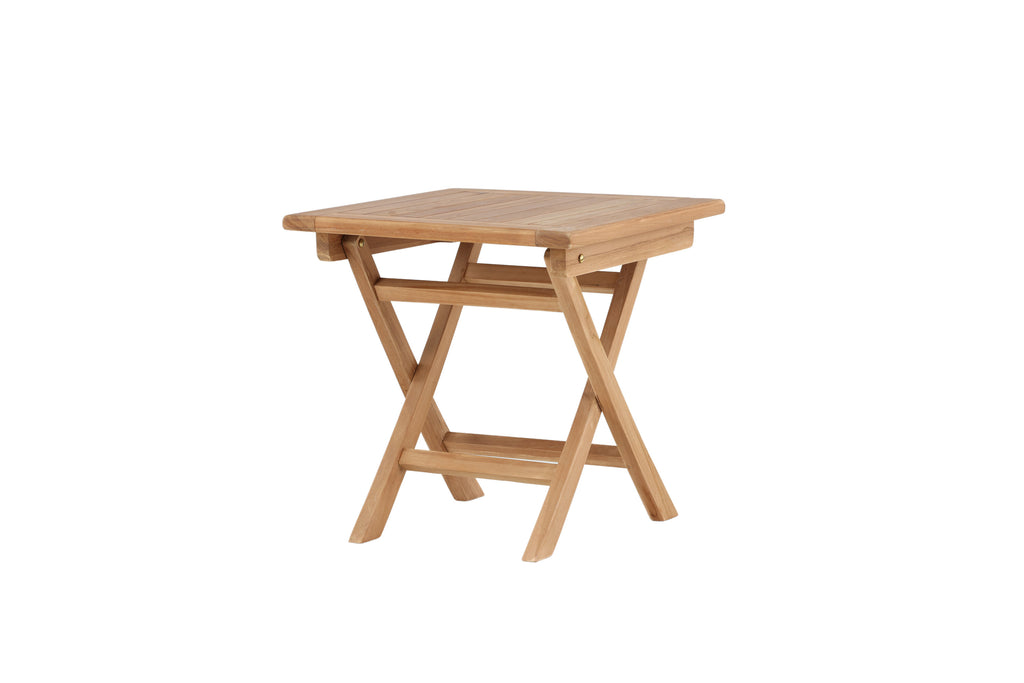 Kenya soffbord 50x50 cm i naturfärgad teak