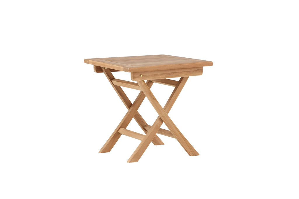 Kenya soffbord 50x50 cm i naturfärgad teak