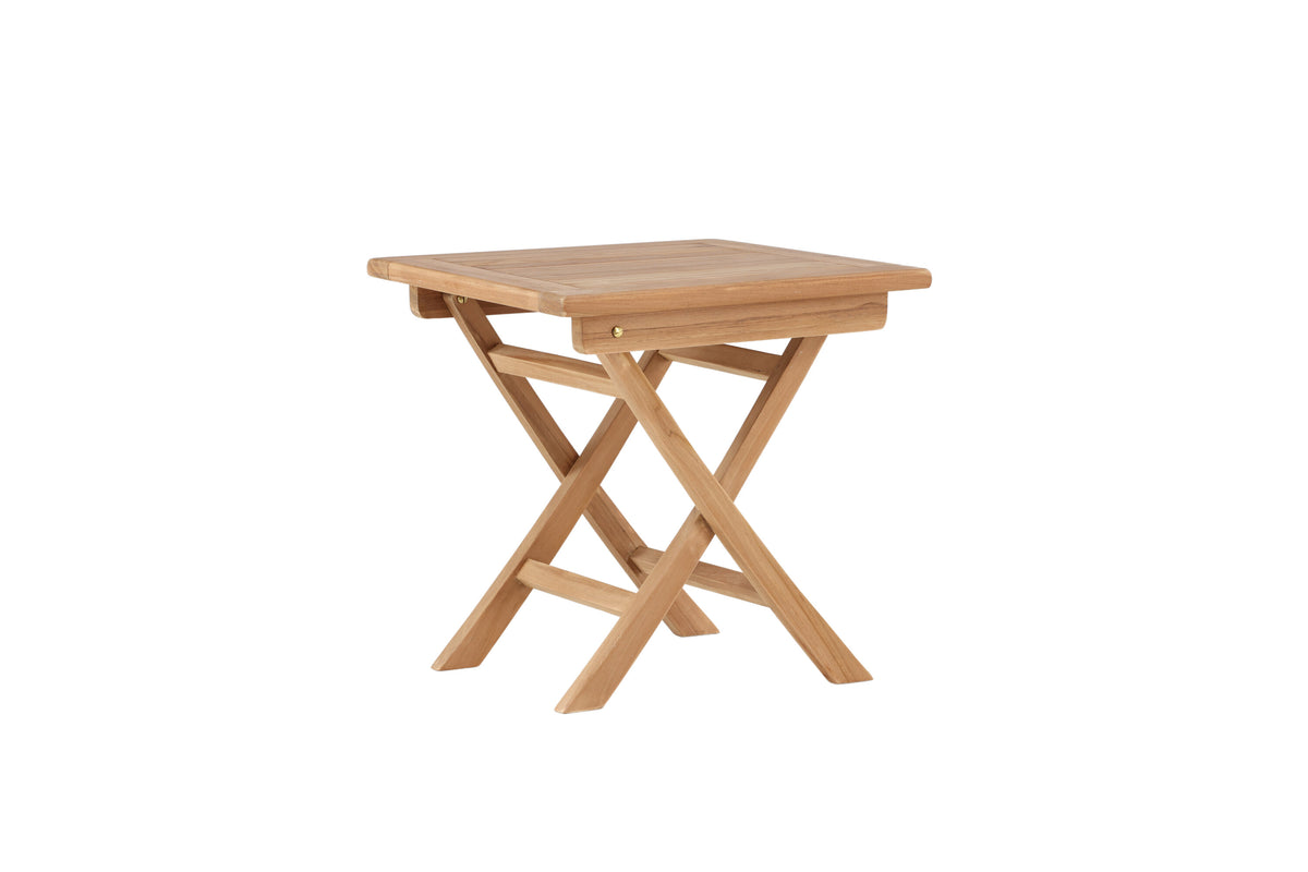 Kenya soffbord 50x50 cm i naturfärgad teak