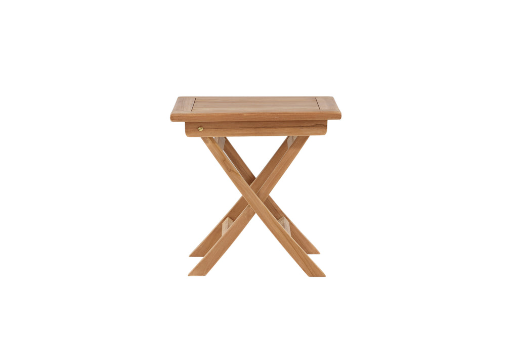 Kenya soffbord 50x50 cm i naturfärgad teak