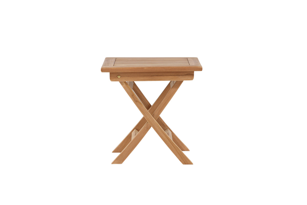 Kenya soffbord 50x50 cm i naturfärgad teak