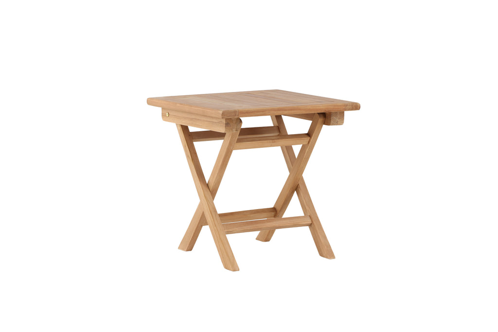 Kenya soffbord 50x50 cm i naturfärgad teak