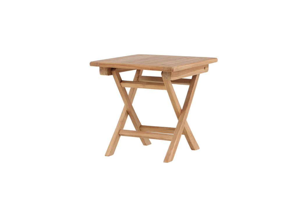 Kenya soffbord 50x50 cm i naturfärgad teak