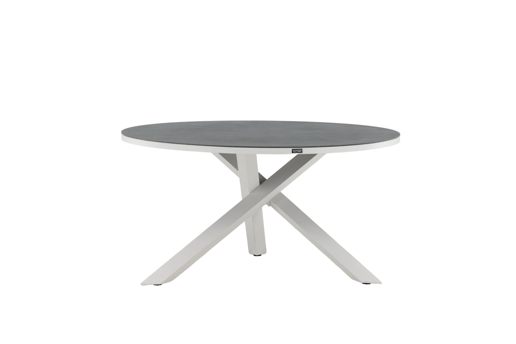 Copacabana runt matbord Ø140 cm vit/grå