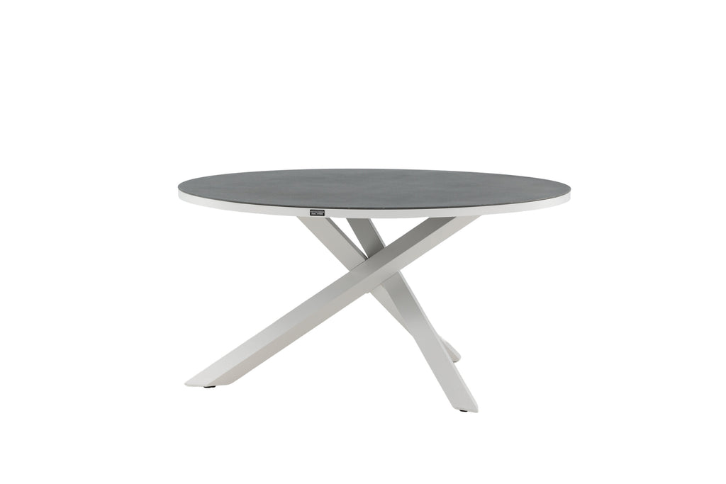 Copacabana runt matbord Ø140 cm vit/grå