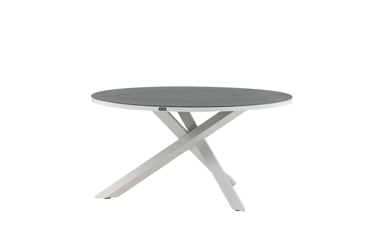 Copacabana runt matbord Ø140 cm vit/grå