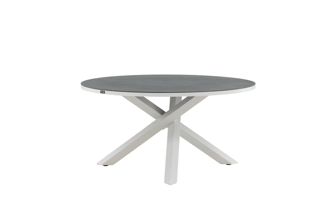 Copacabana runt matbord Ø140 cm vit/grå